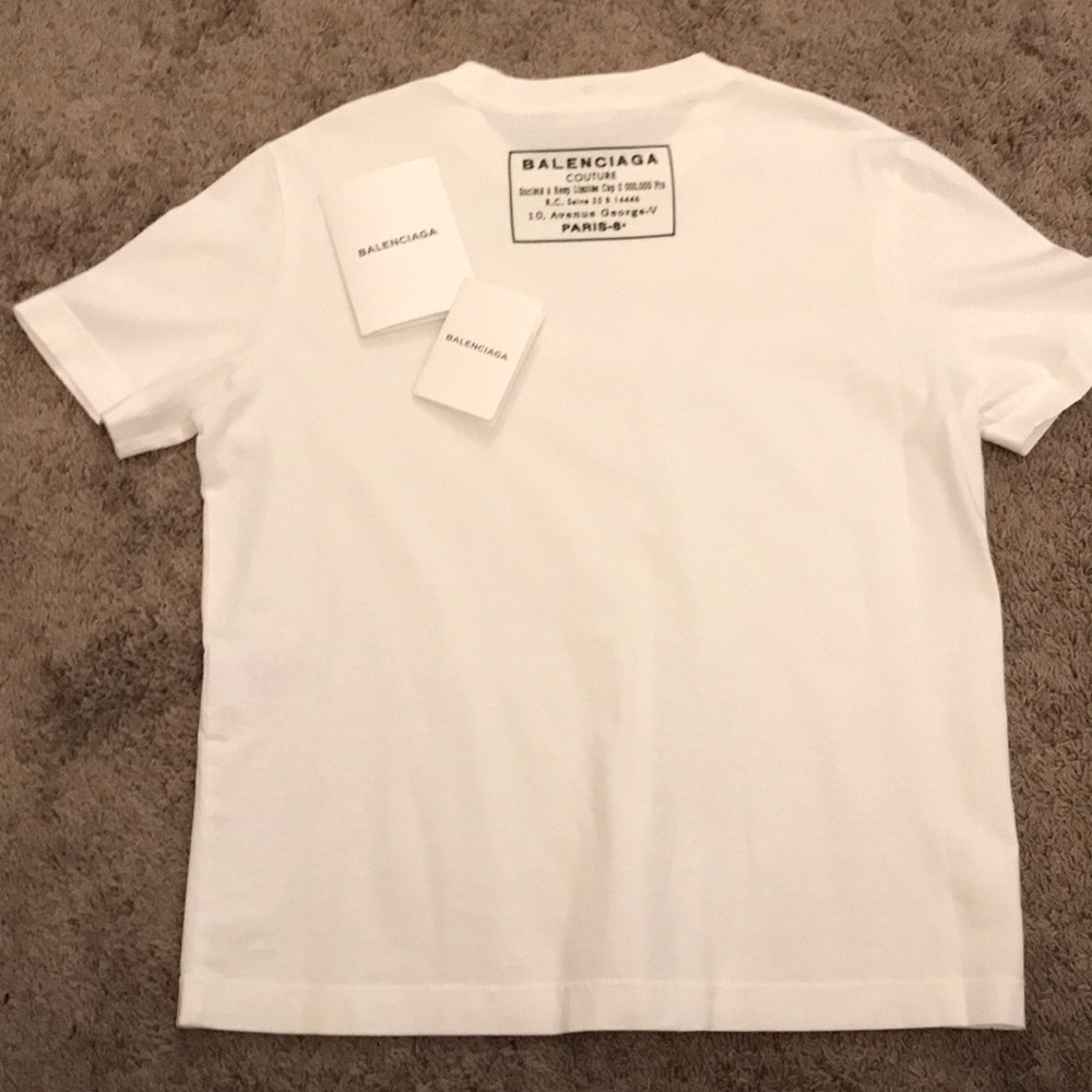Balenciage White T-shirt